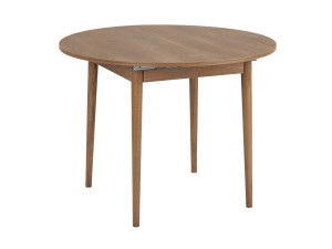 Uitschuifbare houten eettafel "Viona" 100 x 100 x 75 cm - Le chêne de Kafka