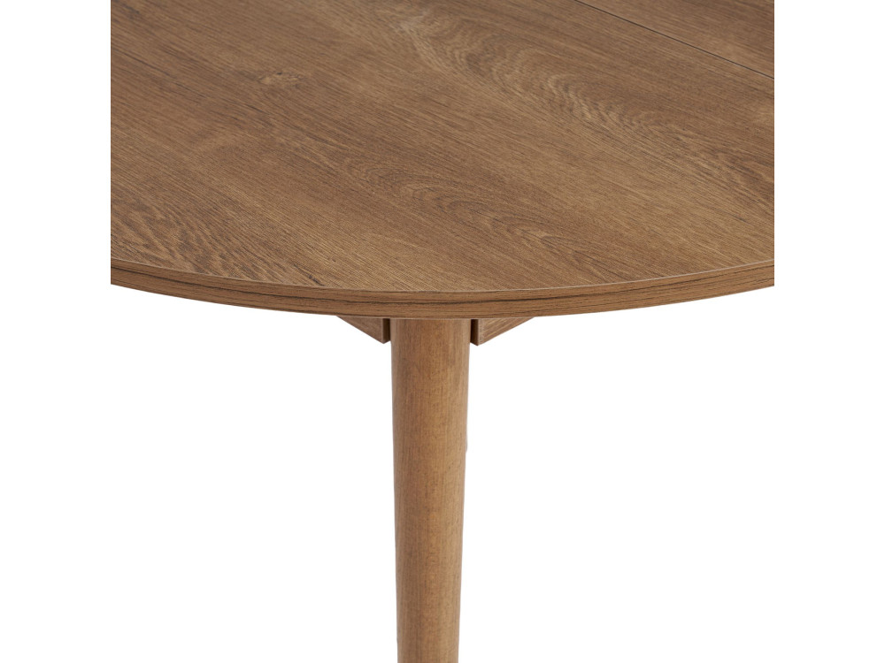 Uitschuifbare houten eettafel "Viona" 100 x 100 x 75 cm - Le chêne de Kafka