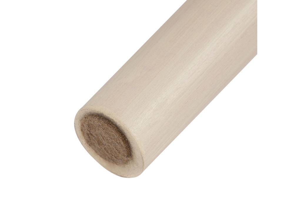 Uitschuifbare houten eettafel "Viona" 100 x 100 x 75 cm - Travertin