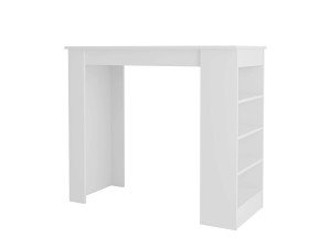 Houten bartafel "Swallow" 117 x 54 x 101,8 cm - Wit