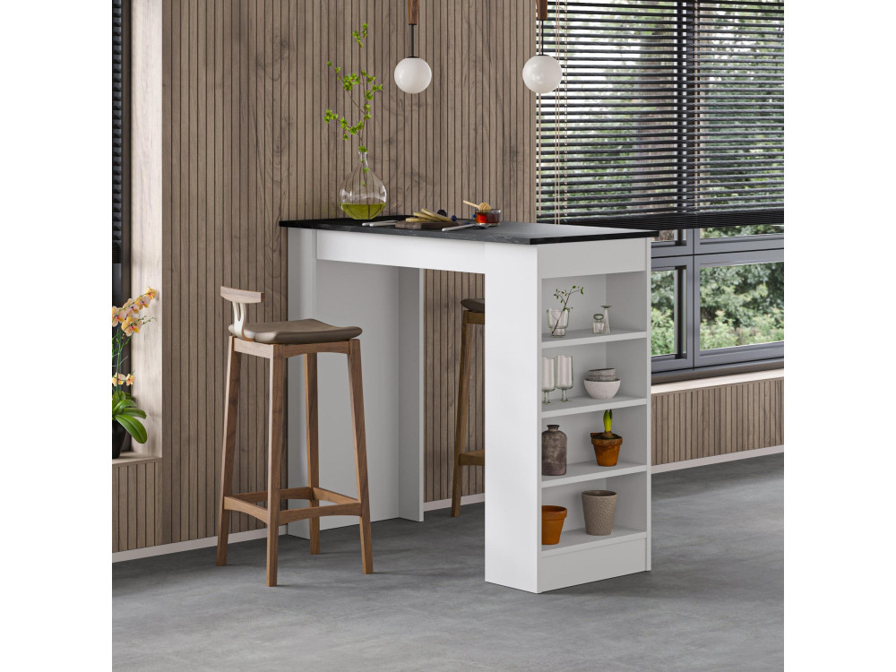 Houten bartafel "Swallow" 117 x 54 x 102 cm - Bendir