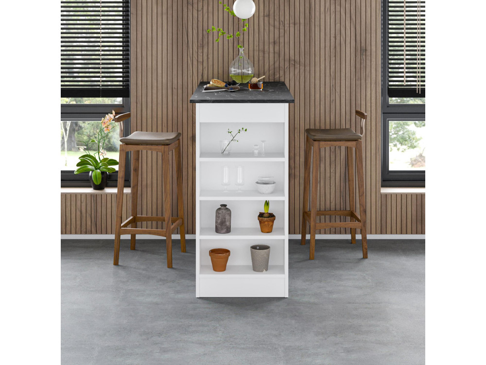 Houten bartafel "Swallow" 117 x 54 x 102 cm - Bendir