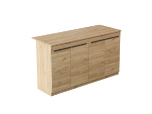 Houten keukentafel "Lark" - 160 x 60 x 90 cm - Bruin