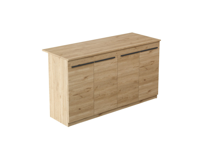 Houten keukentafel "Lark" - 160 x 60 x 90 cm - Bruin