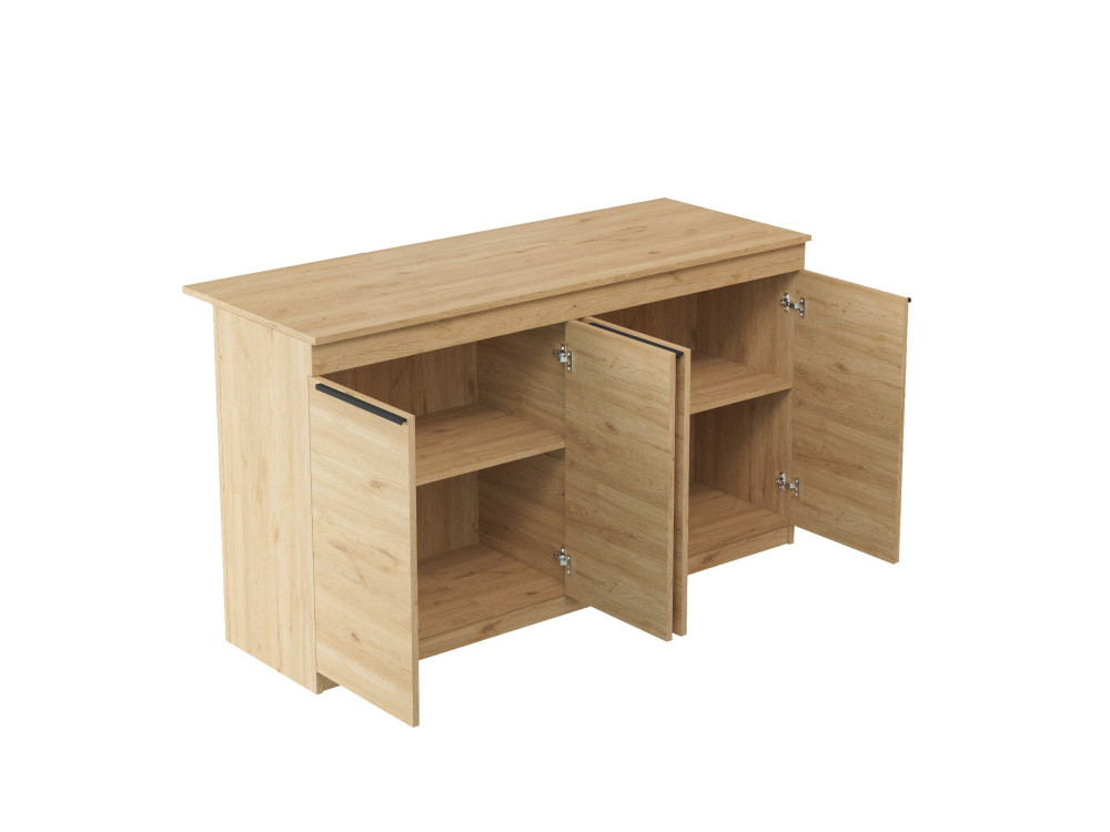 Houten keukentafel "Lark" - 160 x 60 x 90 cm - Bruin