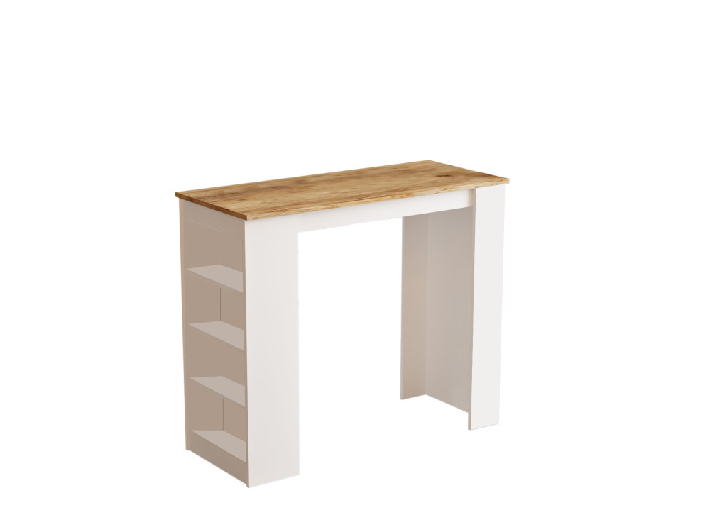 Houten eettafel "Setup" - 120 x 52 x 102 cm - Bruin