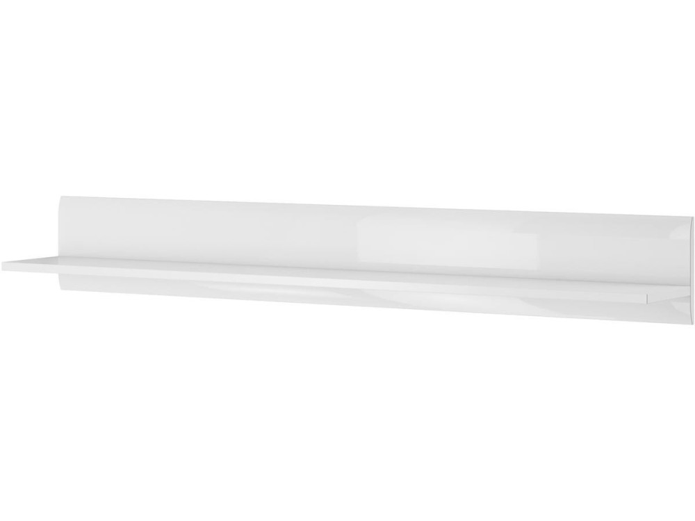 TULSA WM" kort schap - 22 x 160 x 22 cm - Hoogglans wit