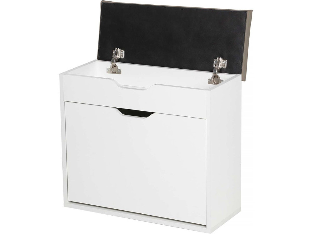 Schoenenkast "Wade" - 60 x 23,8 x 68 cm - Wit
