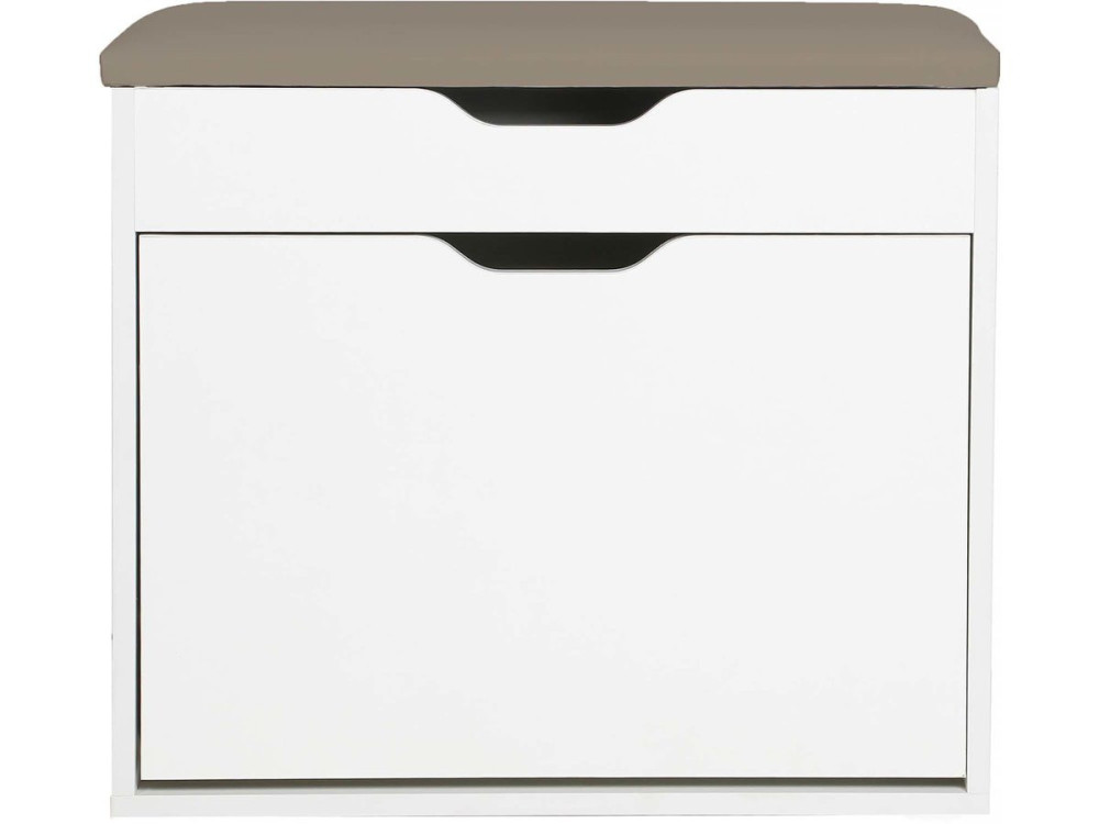 Schoenenkast "Wade" - 60 x 23,8 x 68 cm - Wit