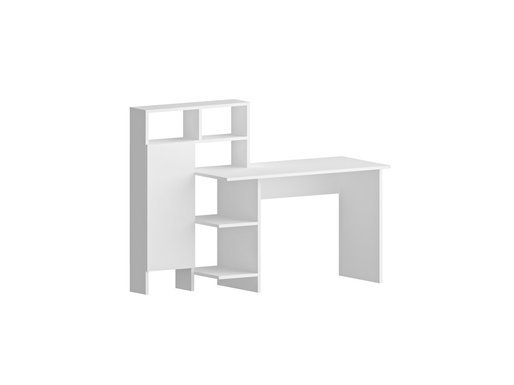 Houten bureau "Bugra" - 135 x 60 x 111 cm - Wit