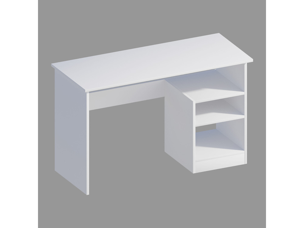 Bahar" houten bureau - 120 x 50 x 74 cm - Wit