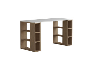 Houten bureau "Colmar" - 140 x 75 x 60 cm - Wit