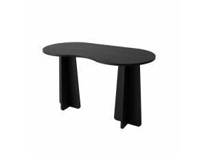 oneindig" houten bureau 120 x 60 x 75 cm - Zwart