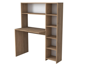 Houten bureau "Haham" 113 x 40 x 142 cm - Eik