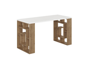 Houten bureau "Maze" 140 x 60 x 75 cm - Wit