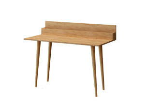 Rammi" houten bureau met legplanken - 100 x 60 x 94 cm - Bruin