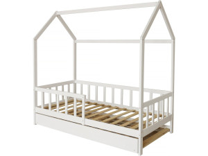 Kinderhutbed met lade "Paloma" - 90 x 190 cm - Wit