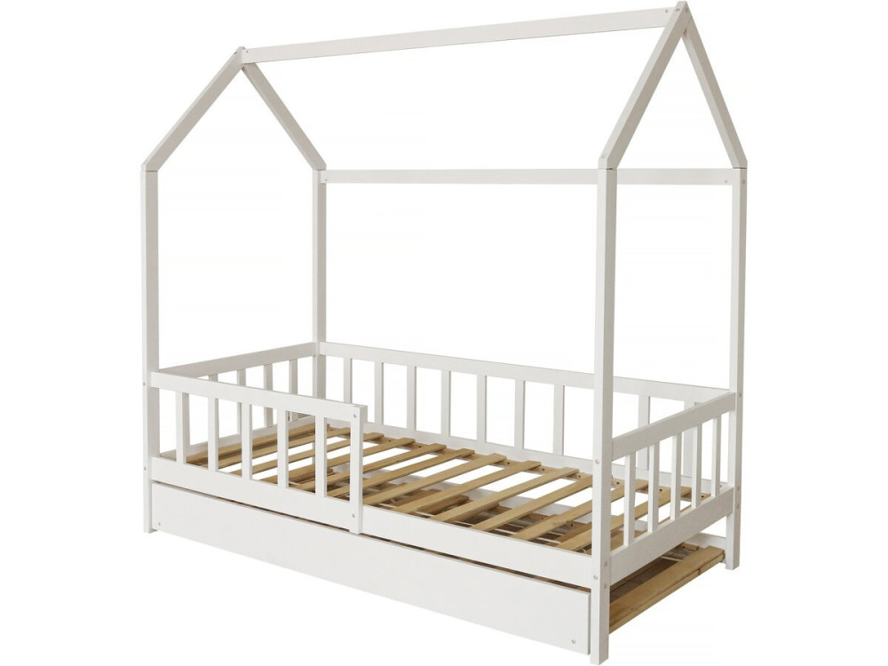 Kinderhutbed met lade "Paloma" - 90 x 190 cm - Wit