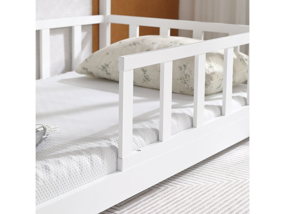 Kinderbed "Mila" - 90 x 190 cm - Wit