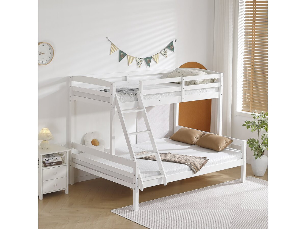 Kinderstapelbed "Léa" - Wit