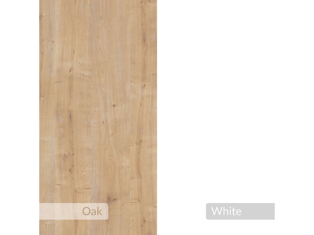 Ema" houten nachtkastje 30 x 30 x 55 cm - Saffier eik