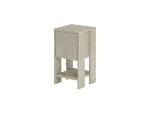 Houten nachtkastje "Ema" - 30 x 30 x 55 cm - Travertin