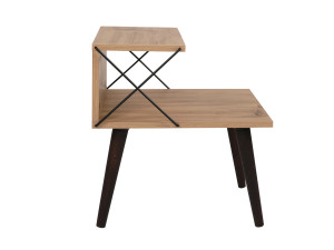 Cross" houten nachtkastje 50 x 40 x 55 cm - Grenen