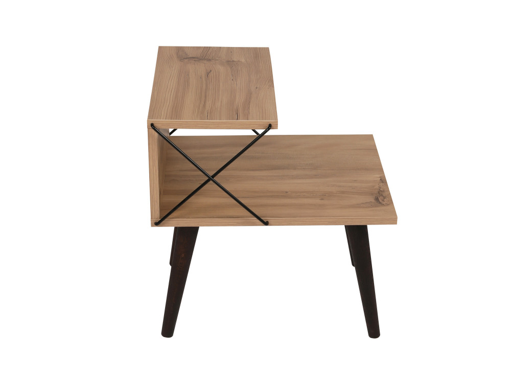 Cross" houten nachtkastje 50 x 40 x 55 cm - Grenen
