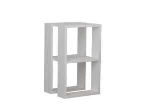 Houten nachtkastje "Lonie" 30 x 30 x 55 cm - Wit