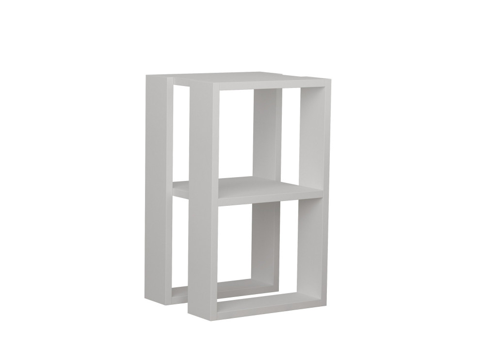 Houten nachtkastje "Lonie" 30 x 30 x 55 cm - Wit