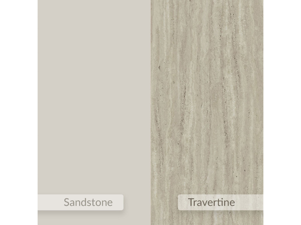 Onda" houten nachtkastje - 38 x 31 x 18 cm - Beige