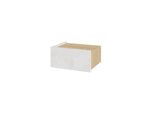 Onda" houten nachtkastje - 38 x 31 x 18 cm - Wit