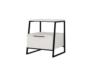Pal" houten nachtkastje - 45 x 41 x 50 cm - Wit