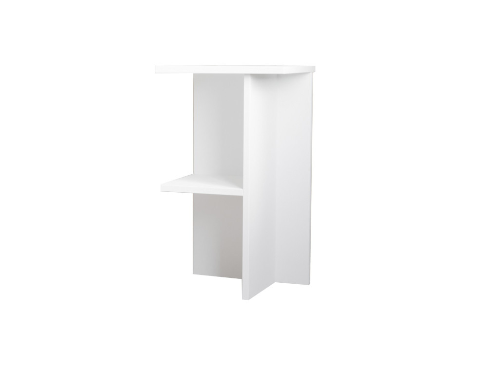 Houten nachtkastje "Leray" - 36 x 36 x 60 cm - Wit