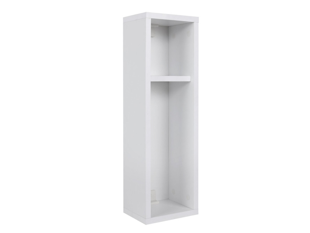 Houten nachtkastje "Turra" - 20 x 15 x 65 cm - Wit