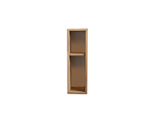 Houten nachtkastje "Turra" - 20 x 15 x 65 cm - Bruin