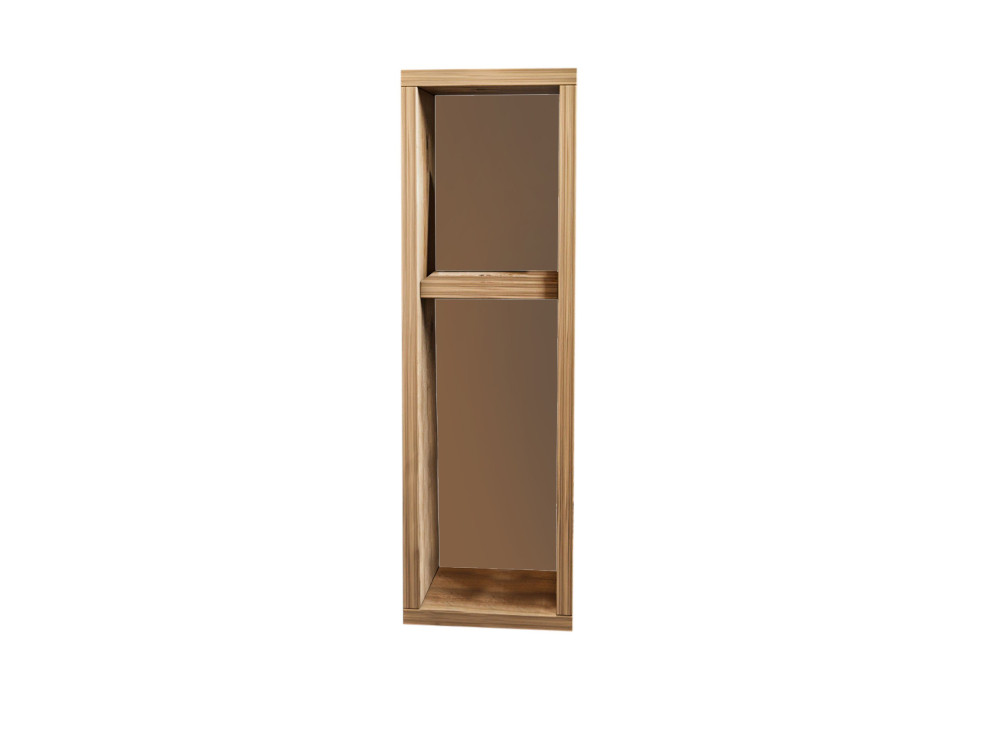 Houten nachtkastje "Turra" - 20 x 15 x 65 cm - Bruin