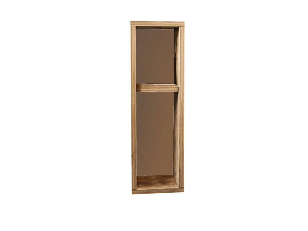 Houten nachtkastje "Turra" - 20 x 15 x 65 cm - Bruin