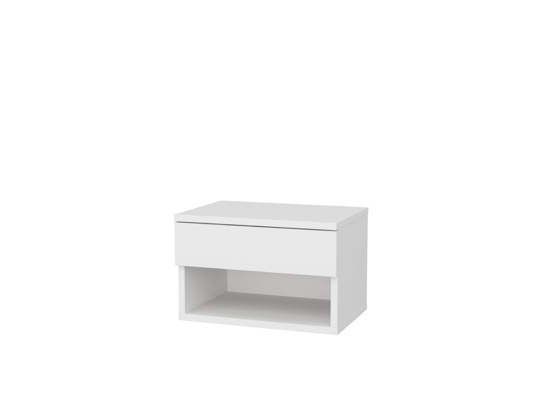Houten nachtkastje "Jamot" - 45 x 29 x 32 cm - Wit