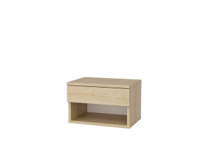 Houten nachtkastje "Jamot" - 45 x 29 x 32 cm - Beige
