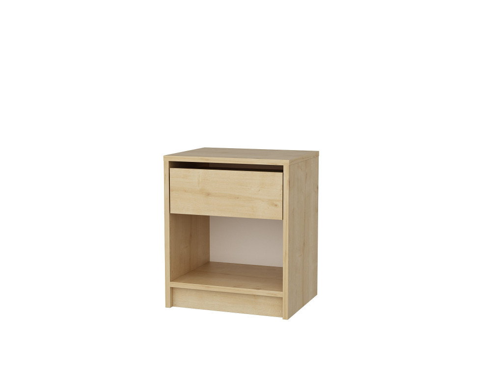 Houten nachtkastje "Sheridan" - 45 x 40 x 53 cm - Beige