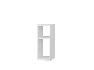 Houten nachtkastje "Sault" - 23 x 22 x 60 cm - Wit