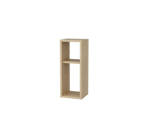 Houten nachtkastje "Sault" - 23 x 22 x 60 cm - Beige