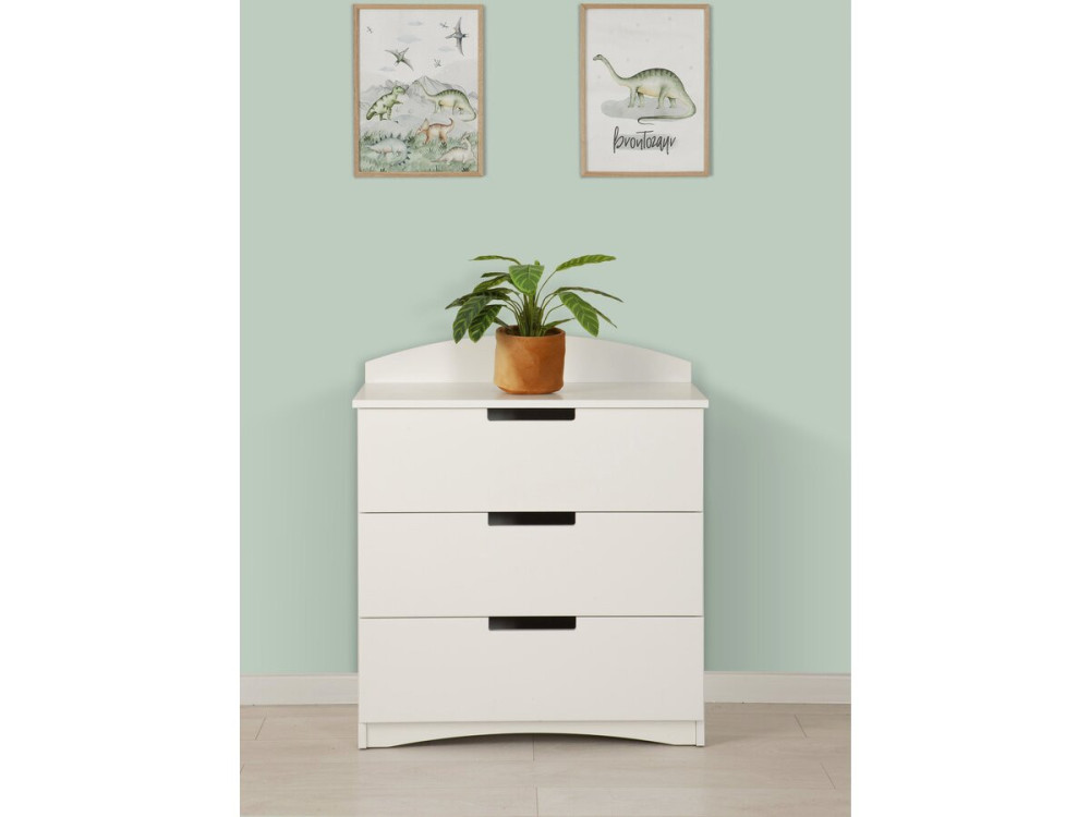 Classic" kinderkist - 80,5 x 80 x 41 cm - Wit