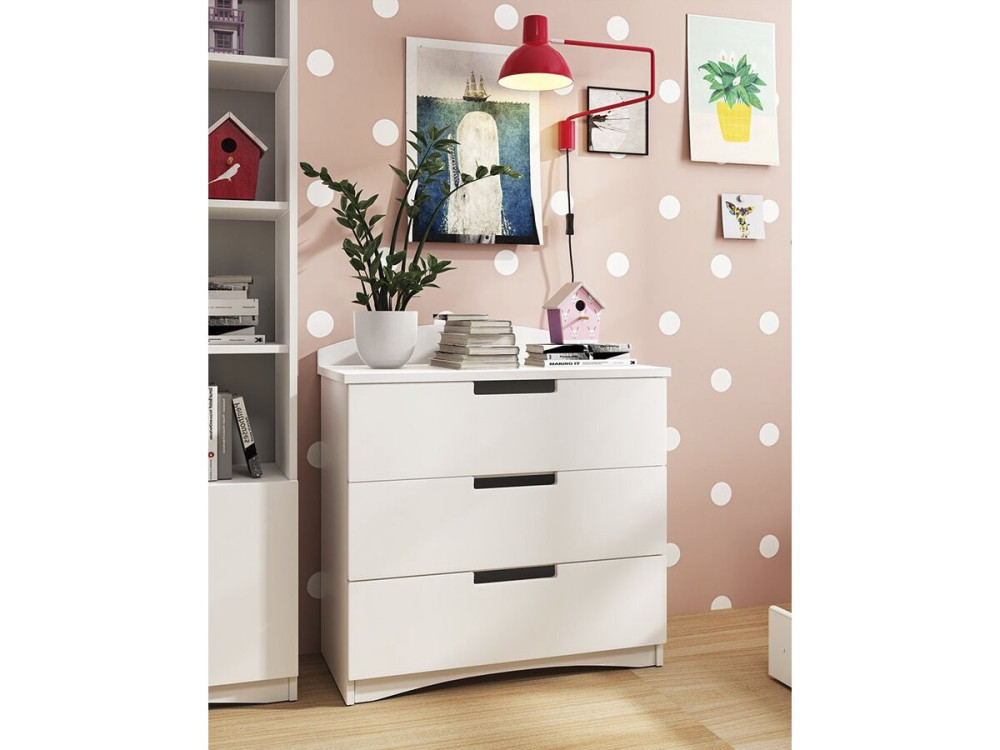 Classic" kinderkist - 80,5 x 80 x 41 cm - Wit