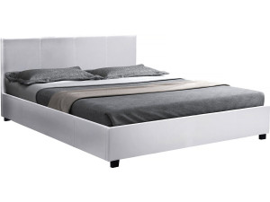 Tweepersoonsbed met opbergruimte bed "Carla" - 160 x 200 cm - Wit