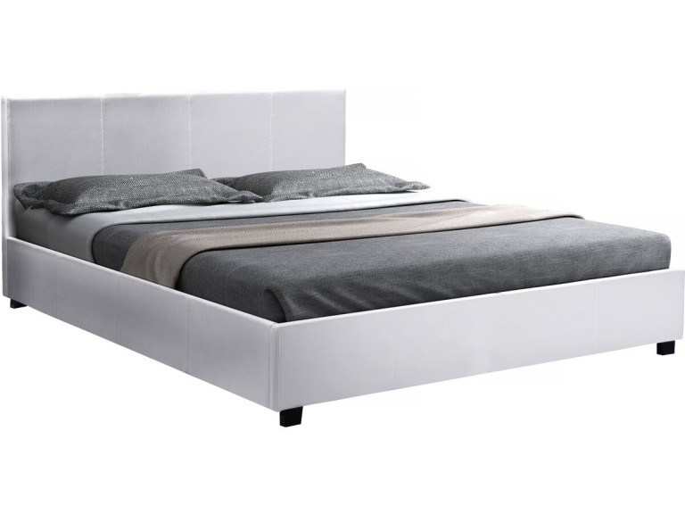 Tweepersoonsbed met opbergruimte bed "Carla" - 160 x 200 cm - Wit