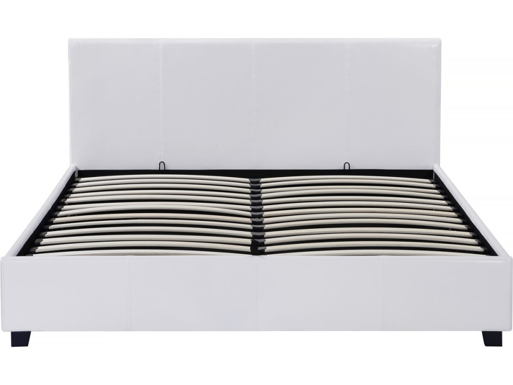 Tweepersoonsbed met opbergruimte bed "Carla" - 160 x 200 cm - Wit