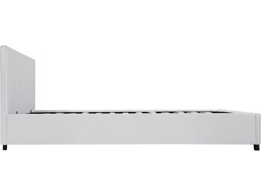 Tweepersoonsbed met opbergruimte bed "Carla" - 160 x 200 cm - Wit