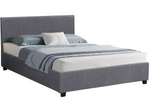 Tweepersoonsbed met opbergruimte bed "Carla" - 160 x 200 - Grijs